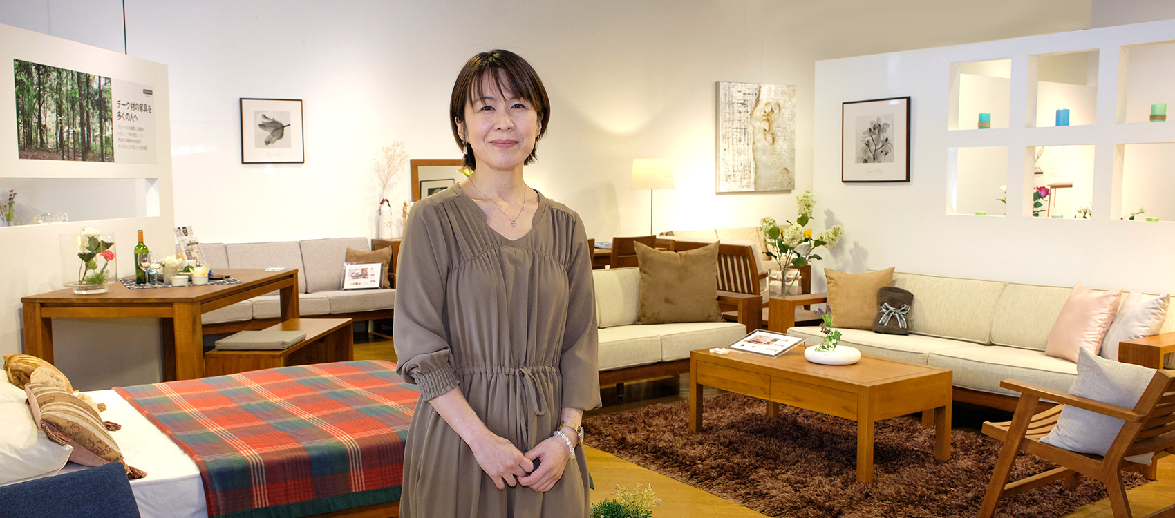 HDCの愉しみ方：HDC神戸で「家にいても自然を感じられるほっこり気持ちのいい住まい」をテーマにDIYクリエイター chikoさんに見学していただきました。
