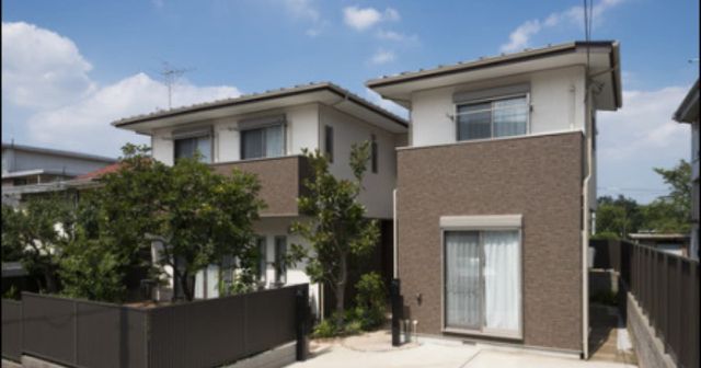 【実例1】完全分離型のおしゃれな二世帯住宅