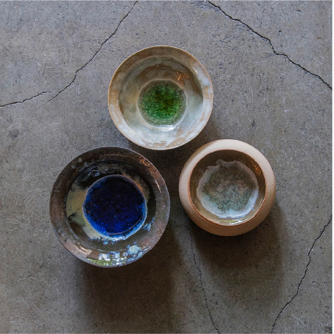 タニガワ ユメ［ うつわ、チビうつわ、片口、香立て等 ］