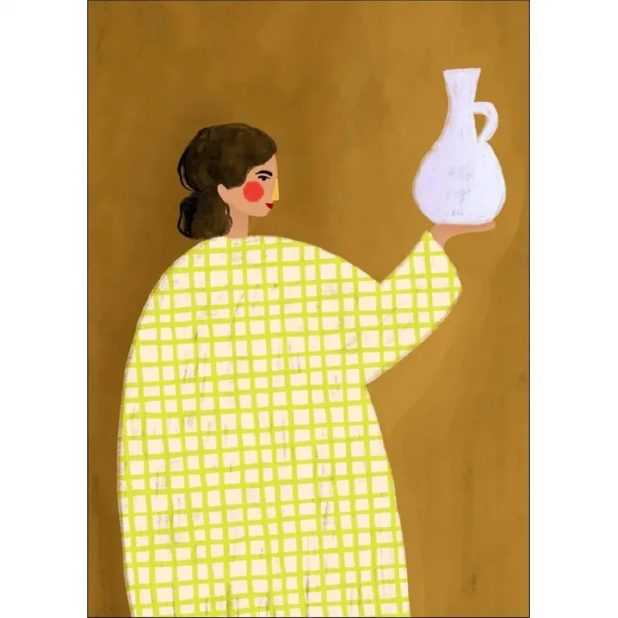 アートポスター Bea Muller「The Woman with the Vase」