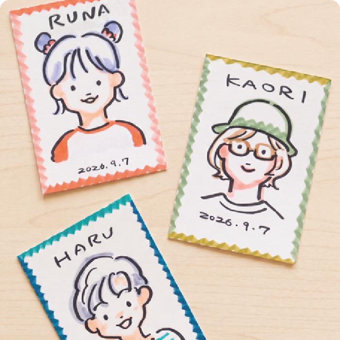 似顔絵イラスト体験